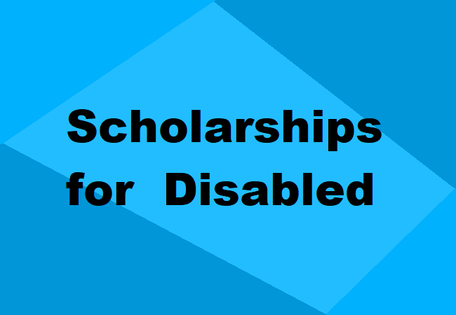 Scholarships for disabled