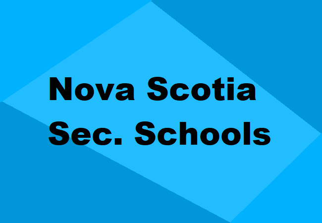 Secondary Schools Nova Scotia