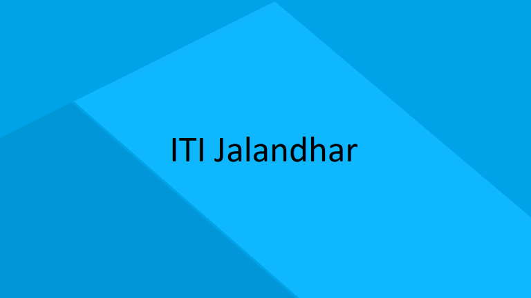 ITIs in Jalandhar