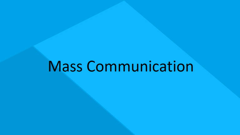Mass Communication USA