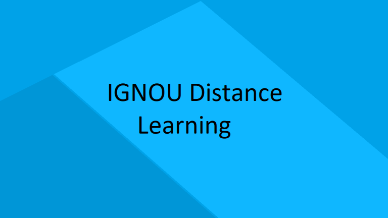 IGNOU Distance Learning Degree