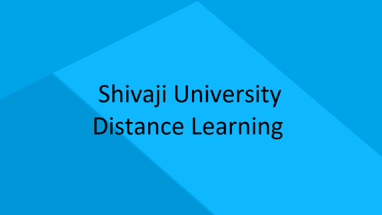 Shivaji University Distance Learning