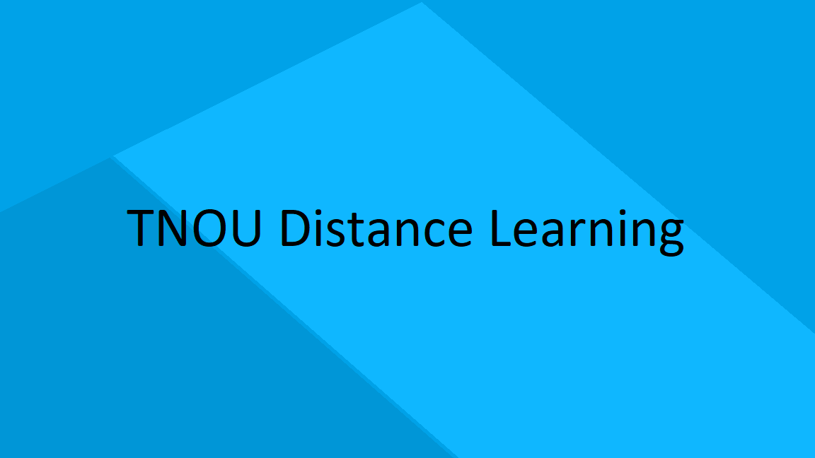 TNOU Distance Learning